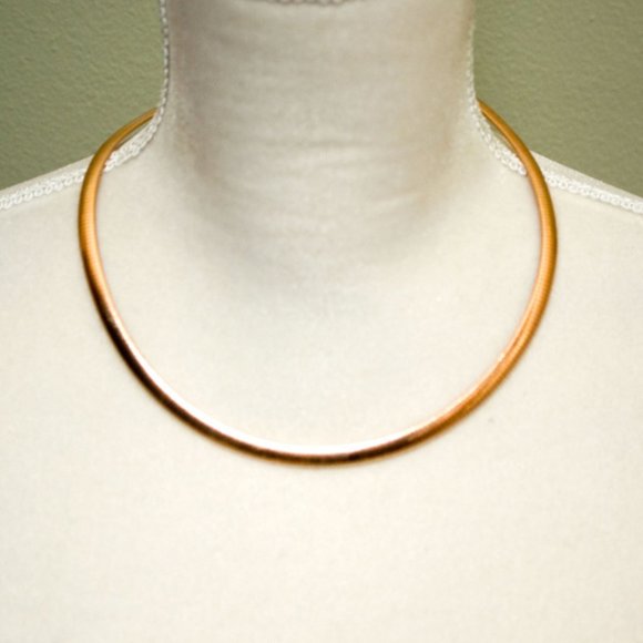 Milor Jewelry - Milor Italy Formed Collar Necklace, Stainless